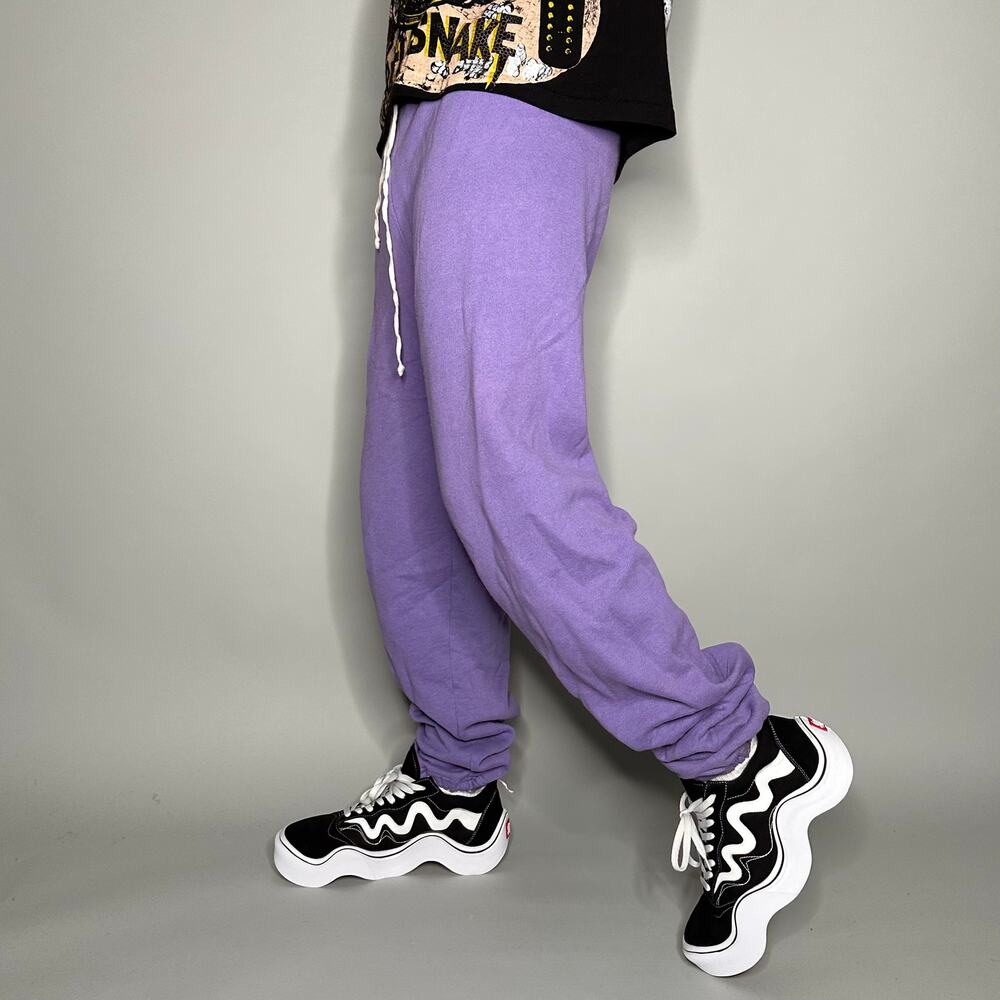 Vintage 90s Russell Sweatpants Mens XL Violet Purple Cotton Joggers